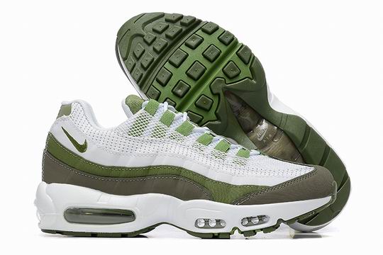 Nike Air Max 95 Grey White Olive Men's Shoes-144